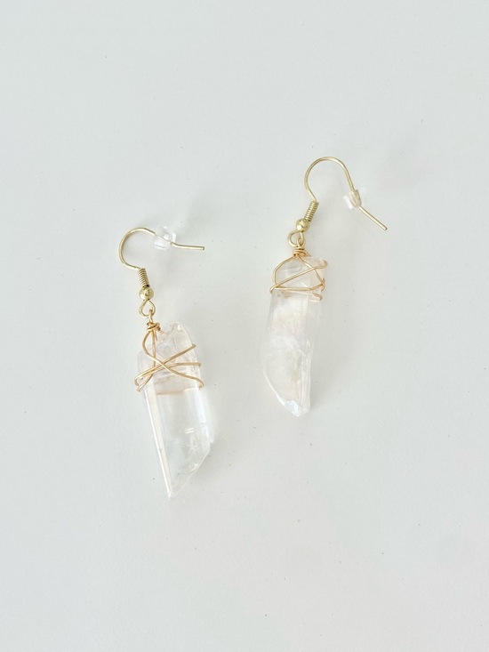 Handmade Jewelry - Clear Crystal Earrings